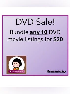 DVD Sale Bundle - Purple - Multiple Titles